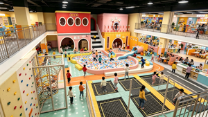Structure de jeu en bois écologique pour la maternelle et la garderie, <span class=keywords><strong>série</strong></span> Ville, structure de jeu souple, parc d'attractions commercial pour enfants - Product Image 4
