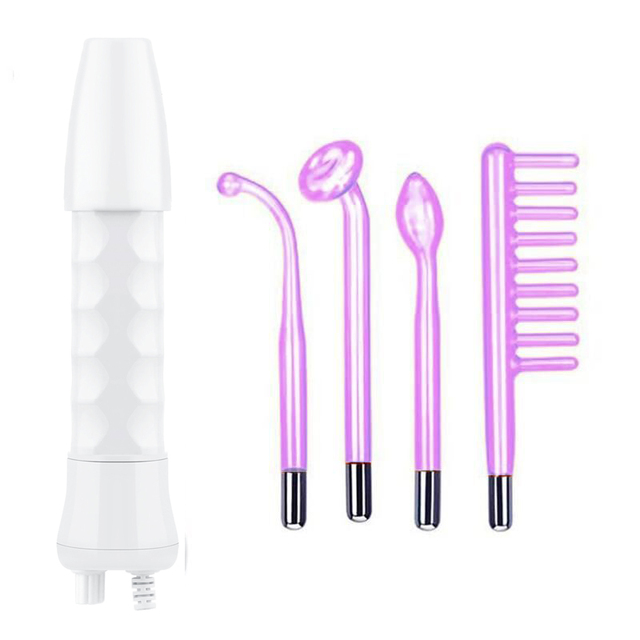 Home Use High Frequency Facial Wand Acne Treatment High Frequency Wand For Hair