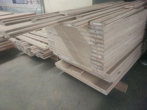 Nghệ thuật hiện đại bằng gỗ trượt barn door nội thất nhiều màu sắc mdf vật liệu hoàn thành bề mặt cho khách sạn căn hộ trang trí - Product Image 6