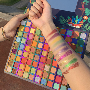 Hotsale 99 Màu Phấn Mắt Mờ Châu Âu Và Châu Mỹ Lễ Hội Brazil Bảng Phấn Mắt Chống Nước Nhiều Màu <span class=keywords><strong>3D</strong></span> Để Bán - Product Image 3