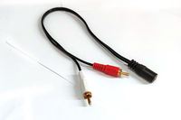 Câble séparateur stéréo VELLYGOOD A36 3,5 mm (adaptateur jack casque femelle, rallonge auxiliaire) pour téléphone/PS4/Switch/tablette