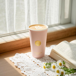 Dùng Một Lần Tùy Chỉnh Màu Hồng Trà Sữ<span class=keywords><strong>a</strong></span> <span class=keywords><strong>Cup</strong></span>, Dày Thương Mại Takeout <span class=keywords><strong>Cup</strong></span> Với Bì<span class=keywords><strong>a</strong></span> - Product Image 2