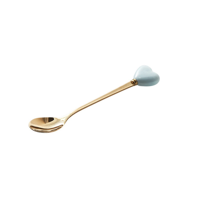 Cuillère à glace bleu ciel