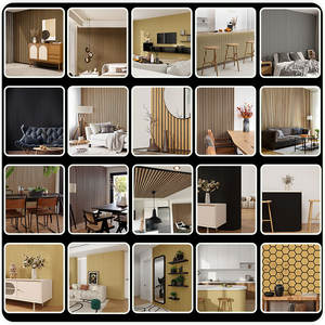 Panneau Tambour, Panneaux Acoustiques Akupanel, Panneaux Muraux Acoustiques à Lamelles Insonorisantes en Bois pour Mur Incurvé - Product Image 4