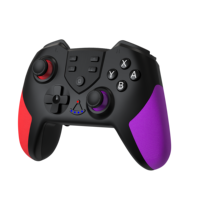 Manette de jeu sans fil T23 avec programmation de macros et vibration de réveil, gyroscope pour Nintendo Switch Pro