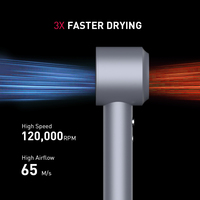 Sèche-cheveux électrique ionique professionnel 1400W à usage domestique température constante haute vitesse AC réglage de la chaleur chaude à faible bruit-pour les hôtels