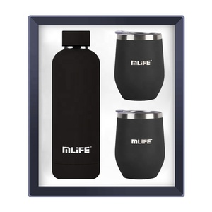 Custom Logo Thermos Flask Coffee Cup Hot Thermo Mug Vacuum Stainless Steel Vacuum Flask Business <strong>Gift</strong> Set - Product Image 5