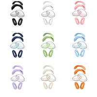 Ensemble de housses de protection pour écouteurs - Étui pour écouteurs en silicone avec TPU - Ensemble de quatre pièces