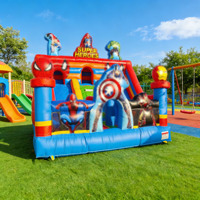 Castillo Inflable Gigante Comercial para Niños, Castillo Hinchable Personalizado para Fiestas de Cumpleaños, Castillo de Saltos de Superhéroes, Casa de Brinco de Spiderman