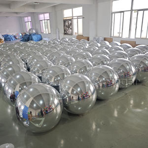 स्टेज के लिए सिल्वर मिरर बॉल बैलून इंफ्लेटेबल आकार के साथ बड़े धातु दर्पण का उपयोग करते हैं - Product Image 2