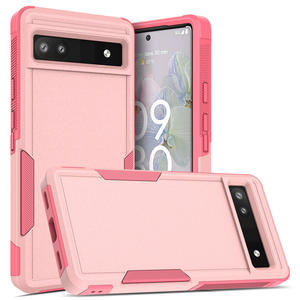 PC dur 2 en 1 TPU Soft Bumper Case for <span class=keywords><strong>Google</strong></span> <span class=keywords><strong>Pixel</strong></span> 6/6A/6 Pro Heavy Duty shock proof Armor Shell Case antidérapant anti-rayures - Product Image 6