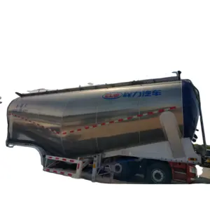 3 Achsen 30cbm 35cbm Bulk Cement Flugasche/Pulver Material Transport tank