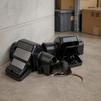 Piège à souris et rats en ABS+PP écologique, directement de l'usine, conception étanche à double canal, durabilité de 3 ans pour la ferme