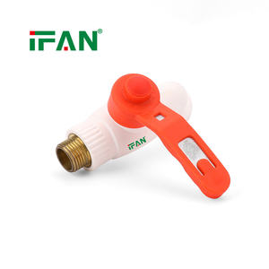 IFAN Prix d'usine Robinet en PPR avec insert en laiton, Robinet en PPR vert 1/2\" 3/4\" - Product Image 6