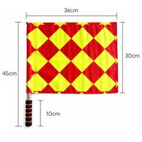 Drapeaux en tissu imprimés numériquement sur le thème du sport pour les arbitres lors d'événements sportifs, d'activités et d'autres contextes - Imperméables et à séchage rapide