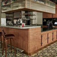 Ensemble complet de mobilier de restaurant moderne en marbre, collections de tables de salle à manger de qualité commerciale pour usage hôtelier