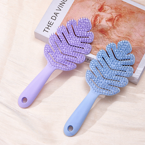 Lohas Home Salon Use Paleta de masaje Peine desenredante Cerdas de jabalí Nylon Vent <span class=keywords><strong>Hair</strong></span> <span class=keywords><strong>Brush</strong></span> Impermeable Curl Styling <span class=keywords><strong>Hair</strong></span> <span class=keywords><strong>Brush</strong></span> - Product Image 3