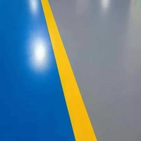 Revêtement de sol en résine acrylique bi-composant, résistant aux UV, à l'usure et durable, pour usage intérieur, séchage rapide, pour béton, Guangdong