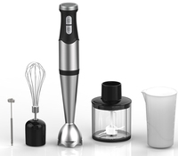Robot culinaire puissant à vitesse variable, mixeur plongeant en acier inoxydable, mixeur à main électrique, personnalisé, certifié ETL, 7 en 1