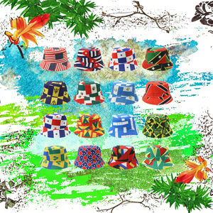 หมวกปีกกว้างพับได้ ป้องกันรังสียูวี ลายสก็อต สำหรับกิจกรรมกลางแจ้ง หมวกตกปลา หมวกกันแดด หมวกบูนี่และหมวกบักเก็ต - Product Image 3