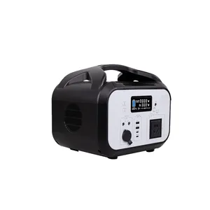 Générateur électrique Portable 600W 460Wh, Camping en plein air, Charge LED, alimentation chargée par panneau solaire, Charge rapide MPPT