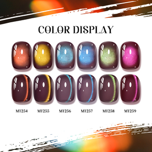 ยาทาเล็บเจลแม่เหล็กแบบแช่ล้างออกได้ <span class=keywords><strong>MTSSII</strong></span> 7 มล. สีน้ำตาล สำหรับทำเล็บเจลแม่เหล็กแบบตาแมว ยูวี เฟรนช์ - Product Image 6