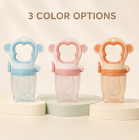 Chupete de Silicona para Alimentar Bebés con Frutas, Libre de BPA, Mordedor para Frutas y Verduras