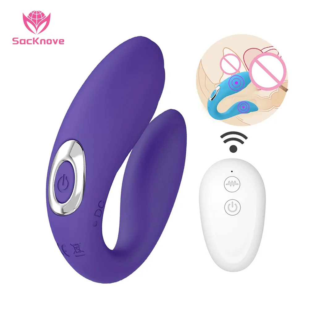 SacKnove Clit Products mutandine vibratore Wireless Remote U-Shape G Spot Vagina giocattoli adulti all'ingrosso del sesso per donna ricaricabile