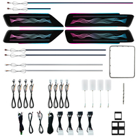 Lumière ambiante intérieure de voiture TMPRO LED, décorative, compatible avec Range Rover Vogue 2013-2017, accessoires de lumière modifiés