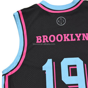 Оптовая продажа, модная сшитая Клубная Униформа с сублимационной печатью, Мужская молодежная Двусторонняя баскетбольная майка - Product Image 6