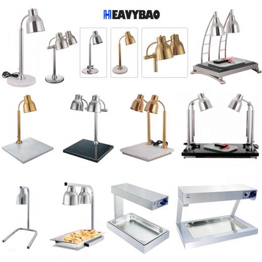 Buffet Lights Stainless Steel Food Warmer Lamp 220V