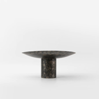 Plateau décoratif rond en fer forgé moderne, 2 pièces, pour mariage, table de maison et décoration d'entrée