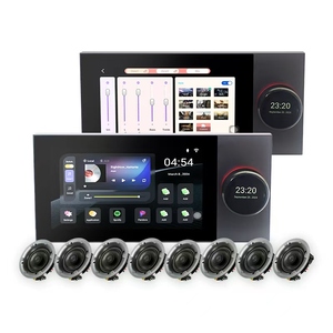 Nuevo Panel de Control <span class=keywords><strong>Inteligente</strong></span> Tuya 2025 con Pantalla Táctil de 10 Pulgadas, Centro de Música con 8 Altavoces de Techo Cableados y Función de Dos Zonas de Música - Product Image 1