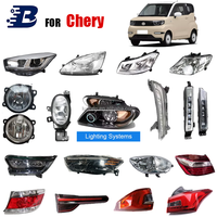 Accesorios Para QQ Otras piezas Atuo Para Chery QQ Ice Cream Faro delantero del maletero Parachoques Guardabarros Amortiguador Parrillas Fliters