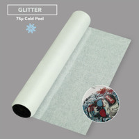 Film spécial Dtf à effet pailleté brillant 30cm 60cm 24 pouces Film Pet DTF pet 100m pour imprimante textile DTF