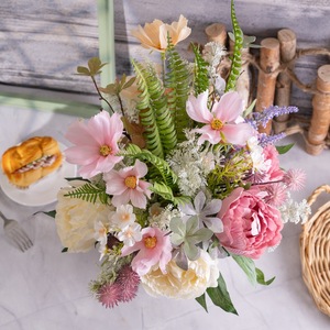 Décoration d'intérieur, bouquet de fleurs artificielles, design pivoine, décoration de mariage CF01333 - Product Image 1