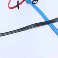 Cable de transferencia de datos SATA 3.0, cable de extensión de puerto serie con curva de 90 grados para PC HDD SSD, disco duro, rojo/azul/negro