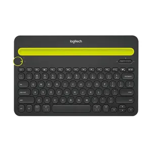 Logitech K480マルチデバイスBT 3.0ワイヤレスBTキーボードスタンド付きオリジナル