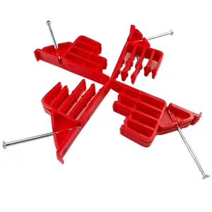 Stack-it Empilhador de cabos vermelho, prego de fixação de cabos com isolamento elétrico