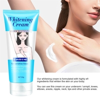 Crème Corporelle Éclaircissante pour Aisselles, Jambes, Genoux et Zones Intimes – Élimine les Taches Noires