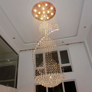 Đèn Chùm Pha Lê Lớn Đèn Treo Thanh Lịch Sang Trọng Không Khí Trang Trí Nội Thất Đèn Trần Gắn Phụ Kiện Cho Nội Thất - Product Image 4
