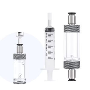 Nouveau compteur de bulles de régulateur de Co2 d'aquarium Double extrémité avec clapet anti-retour être utilisé pour la trachée de CO2 6X4mm - Product Image 1