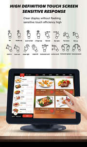Sistema POS de fábrica OEM con doble pantalla táctil Windows y Android de 15.6 pulgadas, máquina todo en uno, terminal de pago POS - Product Image 2