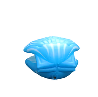 Coquille de palourde gonflable géante personnalisée à LED couleur, étanche, résistante au soleil, durable, lumières en forme de coquillage, double tension, pour fêtes et scènes