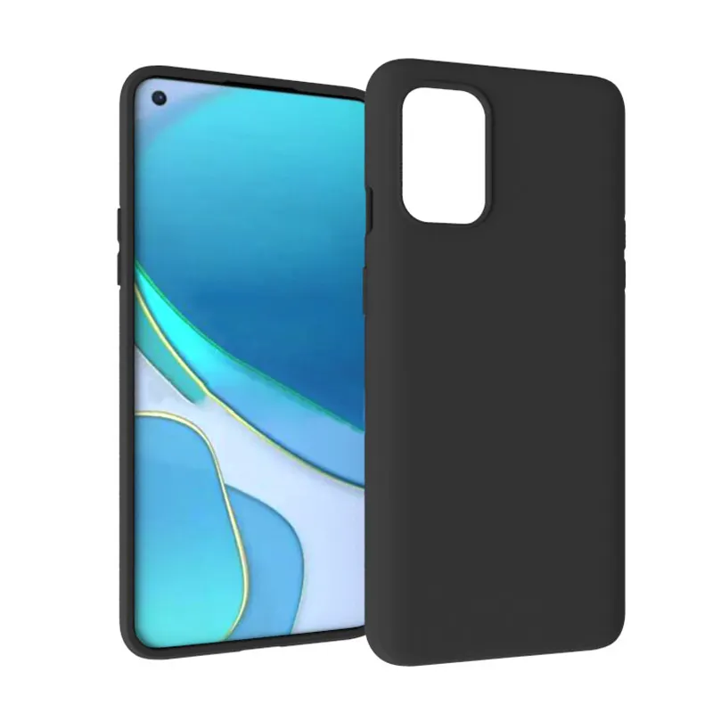 For Oneplus 8T Matte Case,Ultra Thin Black Color Flexible Soft Tpu Phone Case For Oneplus 8T Fundas De Celular