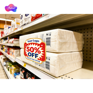 Rouleau d'étiquettes en vinyle de qualité supérieure, personnalisez votre logo, 50 % de réduction, étiquettes attrayantes pour la promotion des entreprises et des commerces - Product Image 4
