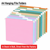 Dossiers suspendus pour documents, en papier opaque, avec onglets ajustables, format Lettre, couleurs assorties ton sur ton, pour l'organisation de documents