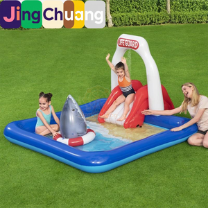 <span class=keywords><strong>Piscine</strong></span> à balles gonflable <span class=keywords><strong>pour</strong></span> enfants Jingchuang53079 Shark Play Pool, parc aquatique <span class=keywords><strong>pour</strong></span> bébés - Product Image 1