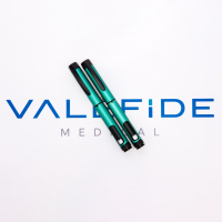 Stylo doseur réutilisable avec échelle graduée 0-60, corps en aluminium, options de couleurs bleu, noir, vert, argent, personnalisation OEM - V1