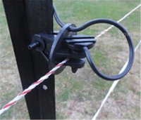 Weerbestendige Pinlock-isolator voor stalen palen, hoog isolerende elektrische afrasteringsaccessoires voor rundvee- en paardenafrasteringen